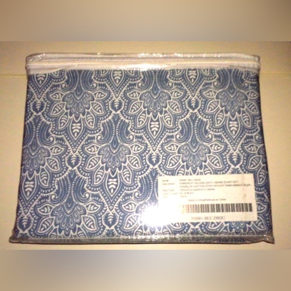 Other - Kimberley Seldon Full/Queen Duvet Cover Set 3Pc New